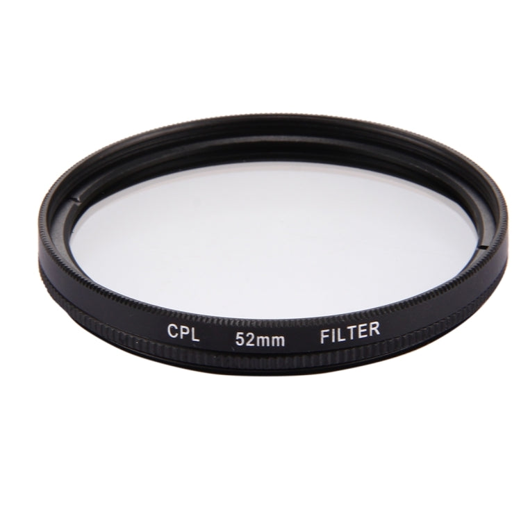 52mm 3 in 1 Round Circle CPL Lens Filter with Cap for GoPro HERO7 Black/6 /5 - Lens Filter by JSR | Online Shopping South Africa | PMC TechLife | Buy Now Pay Later Mobicred