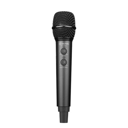 BOYA BY-HM2 Professional Handheld Condenser Microphone 3.5mm Headphone Port with 8 Pin / Type-C / USB Interface 1.2m Extension Cable & Holder - Microphone by BOYA | Online Shopping South Africa | PMC Jewellery | Buy Now Pay Later Mobicred