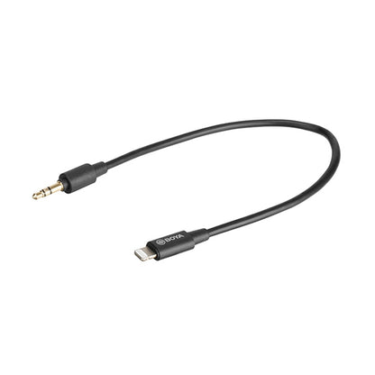 BOYA BY-K1 8 Pin to 3.5mm TRS Male Extension Cable - Video & Audio Cable by BOYA | Online Shopping South Africa | PMC Jewellery | Buy Now Pay Later Mobicred