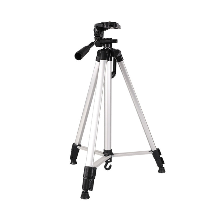 Live Broadcast Tripod 3-Section Folding Legs Aluminum Alloy Tripod Mount with U-Shape Three-Dimensional Tripod Head & Phone Clamp for DSLR & Digital Camera, Adjustable Height: 47.5-133cm - free shipping - PMC TechLife - Order now!