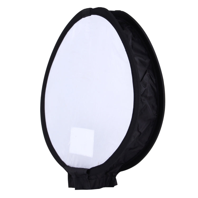 30cm Universal Round Style Flash Folding Soft Box, Without Flash Light Holder(Black + White) - free shipping - PMC TechLife - Order now!