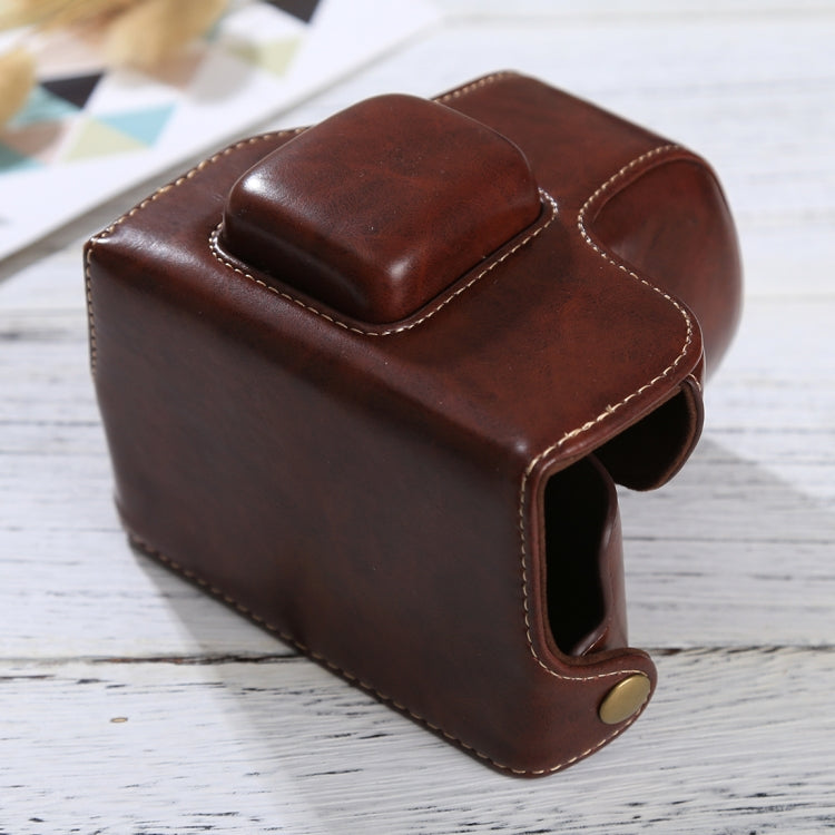 Full Body Camera PU Leather Case Bag with Strap for Olympus EPL7 / EPL8 (Coffee) - free shipping - PMC TechLife - Order now!