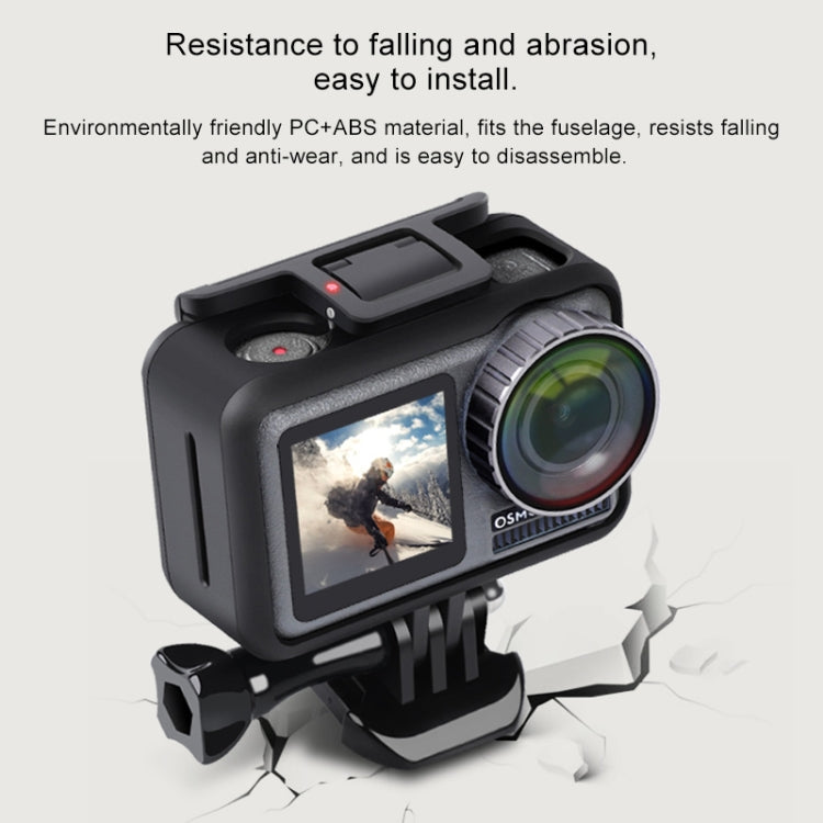 Sports Camera PC+ABS Shockproof Protective Case for DJI Osmo Action 1 - Osmo Action Series by PMC TechLife | Online Shopping South Africa | PMC TechLife | Buy Now Pay Later Mobicred