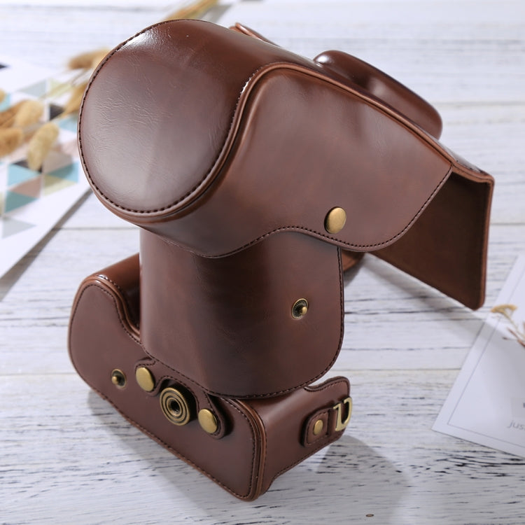Full Body Camera PU Leather Case Bag for Nikon D5300 / D5200 / D5100 (18-55mm / 18-105mm / 18-140mm Lens) (Coffee) - free shipping - PMC TechLife - Order now!