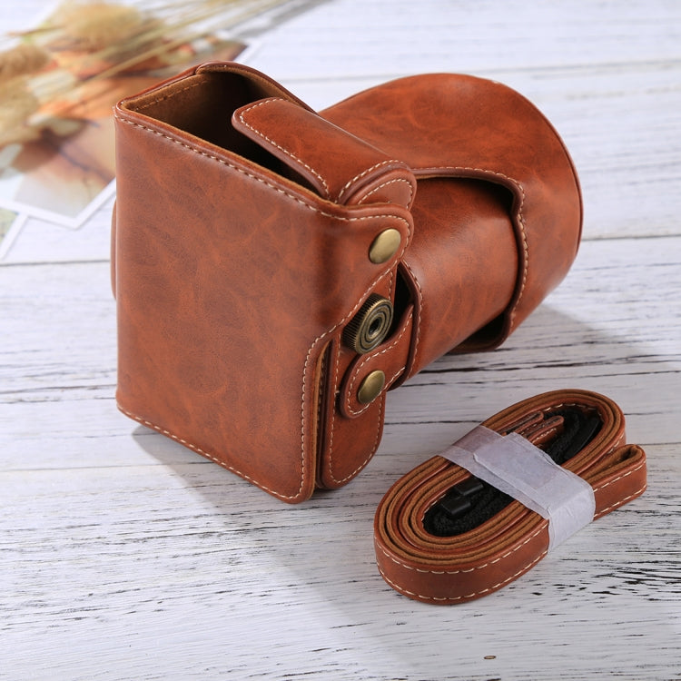 Full Body Camera PU Leather Case Bag with Strap for FUJIFILM XT10 / XT20 (16-50mm / 18-55mm Lens)(Brown) - free shipping - PMC TechLife - Order now!