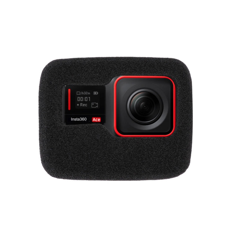 For Insta360 Ace Sponge Foam Windshield Housing Case (Black) - Case & Bags by PMC Jewellery | Online Shopping South Africa | PMC Jewellery | Buy Now Pay Later Mobicred
