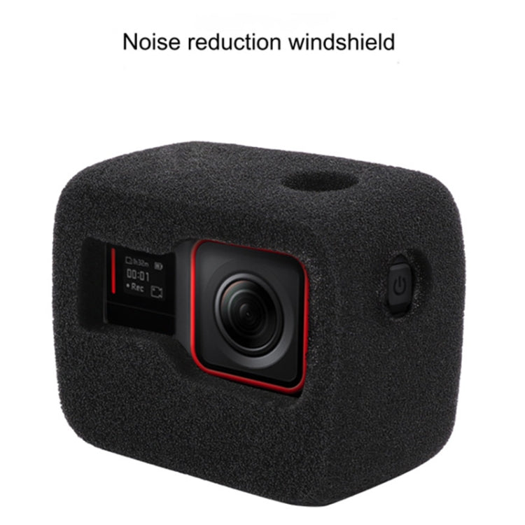 For Insta360 Ace Pro Sponge Foam Windshield Housing Case (Black) - Case & Bags by PMC Jewellery | Online Shopping South Africa | PMC Jewellery