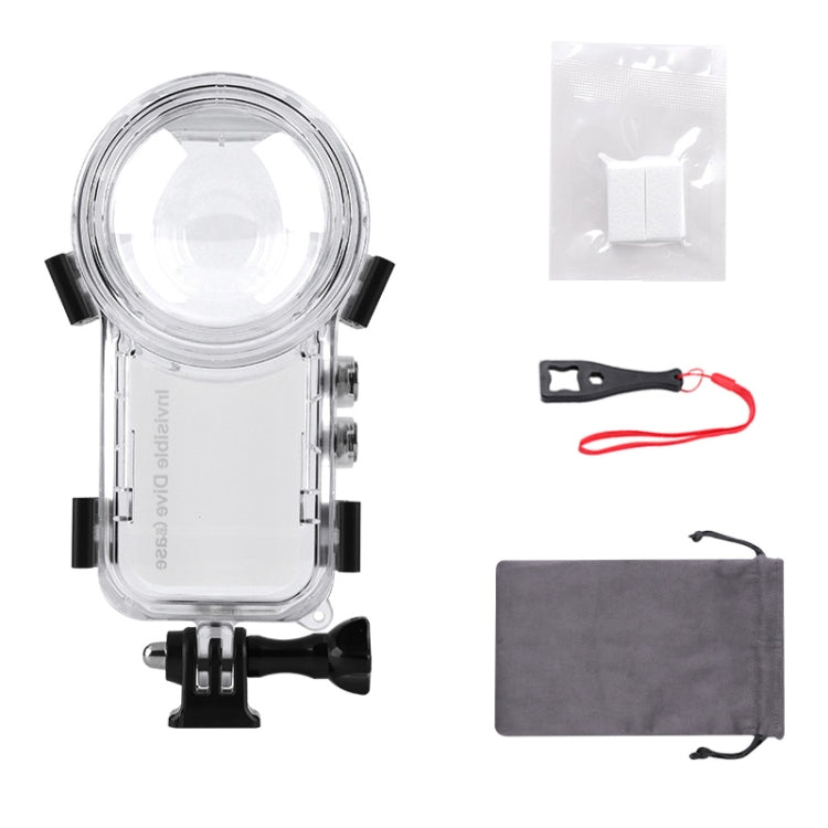 For Insta360 X3 Camera 50m Waterproof Sealed Diving Case (Transparent) - Case & Bags by PMC TechLife | Online Shopping South Africa | PMC TechLife | Buy Now Pay Later Mobicred