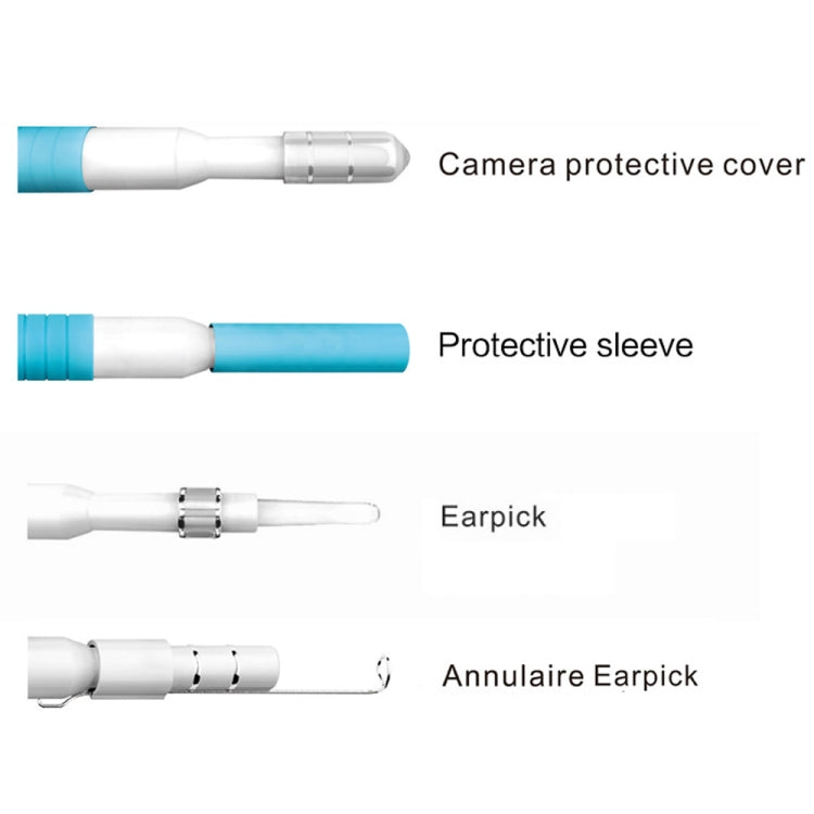 iw99A 1.3MP WiFi HD Visual Eardrop Endoscope Borescope with 6 LEDs, IP67 Waterproof, Lens Diameter: 5.5mm, Length: 2m -  by PMC Jewellery | Online Shopping South Africa | PMC Jewellery | Buy Now Pay Later Mobicred