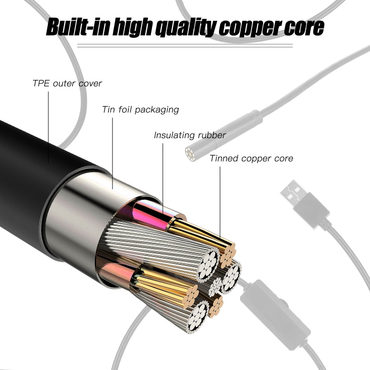 P20 4.3 Inch Screen Display HD1080P Inspection Endoscope with 8 LEDs, Length: 5m, Lens Diameter: 8mm, Mild Line -  by PMC Jewellery | Online Shopping South Africa | PMC Jewellery | Buy Now Pay Later Mobicred