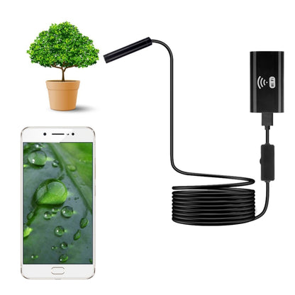 F99 HD Mobile Phone Endoscope, 8mm Waterproof Pipe Endoscope, Wifi Version, Flexible Cord, Length: 5m (Black) -  by PMC Jewellery | Online Shopping South Africa | PMC Jewellery | Buy Now Pay Later Mobicred