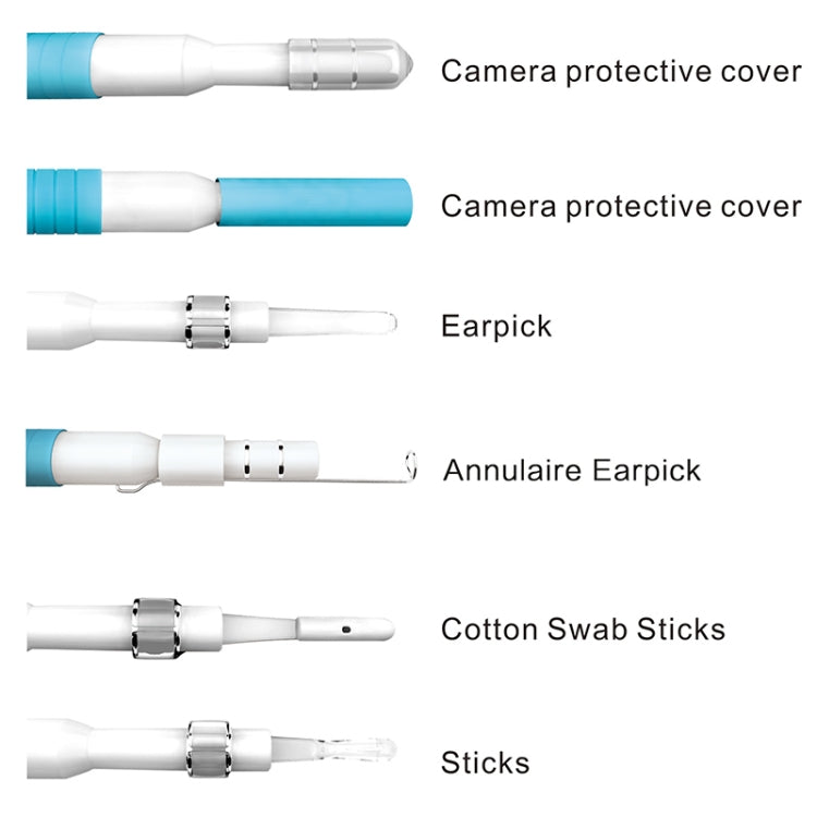 I98 1.3 Million HD Visual Earwax Clean Tool Endoscope Borescope with 6 LEDs, Lens Diameter: 5.5mm -  by PMC Jewellery | Online Shopping South Africa | PMC Jewellery | Buy Now Pay Later Mobicred