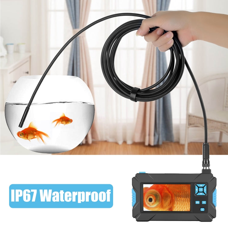 P30 5.5mm IP67 Waterproof 4.3 inch HD Portable Endoscope Hard Cable Industrial Endoscope, Cable Length: 2m(Blue) -  by PMC Jewellery | Online Shopping South Africa | PMC Jewellery | Buy Now Pay Later Mobicred