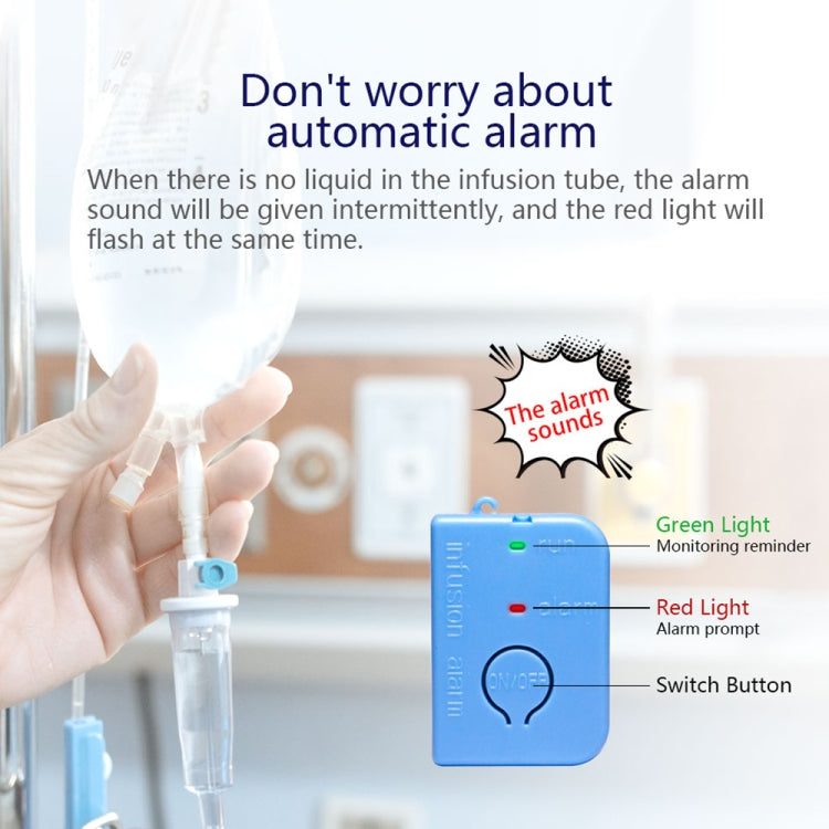 5 PCS BJYSY-001 Infusion Reminder Alarm Sensor Monitor Hospital Security(Blue) - Others Alarm by PMc TechLife | Online Shopping South Africa | PMc TechLife | Buy Now Pay Later Mobicred