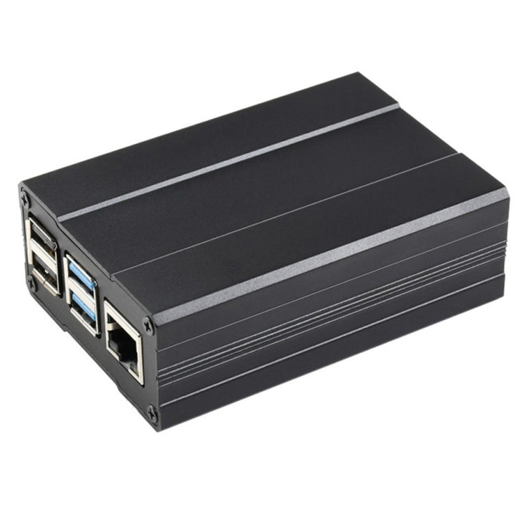 Waveshare Aluminum Chamfered Design Case for Raspberry Pi 4B - Other Accessories by WAVESHARE | Online Shopping South Africa | PMC Jewellery | Buy Now Pay Later Mobicred