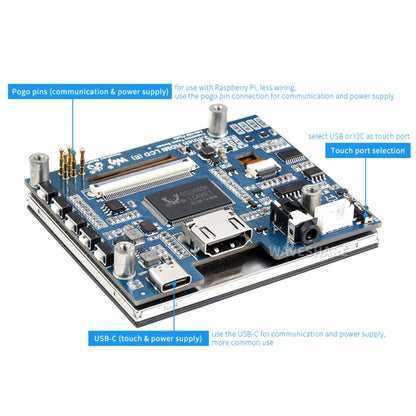 Waveshare 3.5 inch HDMI Capacitive Touch IPS LCD Display (E), 640 x 480, Audio Jack - Modules Expansions Accessories by WAVESHARE | Online Shopping South Africa | PMC Jewellery