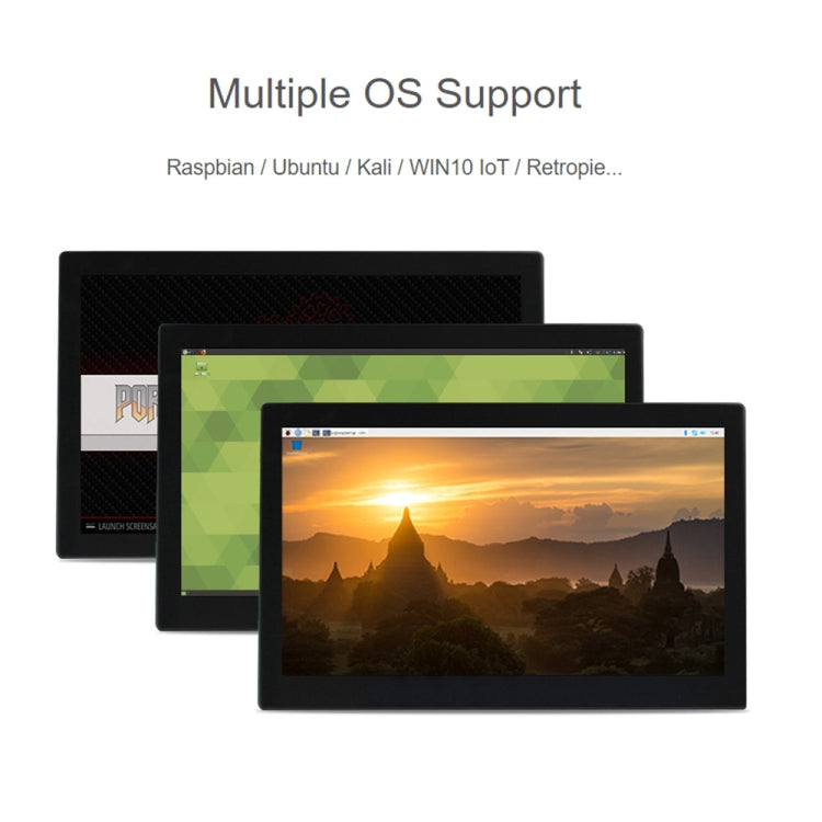 Waveshare 13.3 inch Mini-Computer Powered by Raspberry Pi 3A+, HD Touch Screen(EU Plug) - free shipping - PMC Jewellery - Order now!