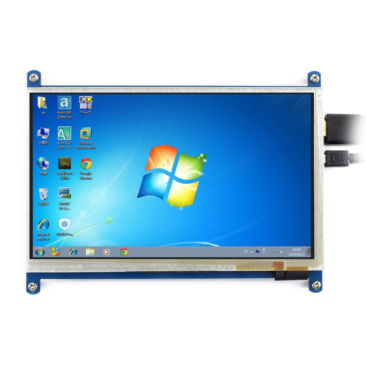 WAVESHARE 7 Inch HDMI LCD (B) 800×480 Touch Screen  for Raspberry Pi - LCD & LED Display Module by PMC Jewellery | Online Shopping South Africa | PMC Jewellery | Buy Now Pay Later Mobicred