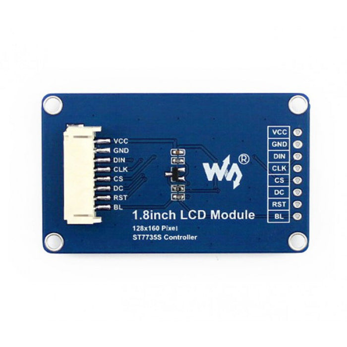 WAVESHARE 128x160 General 1.8inch LCD Display Module with SPI Interface - LCD & LED Display Module by PMC Jewellery | Online Shopping South Africa | PMC Jewellery | Buy Now Pay Later Mobicred