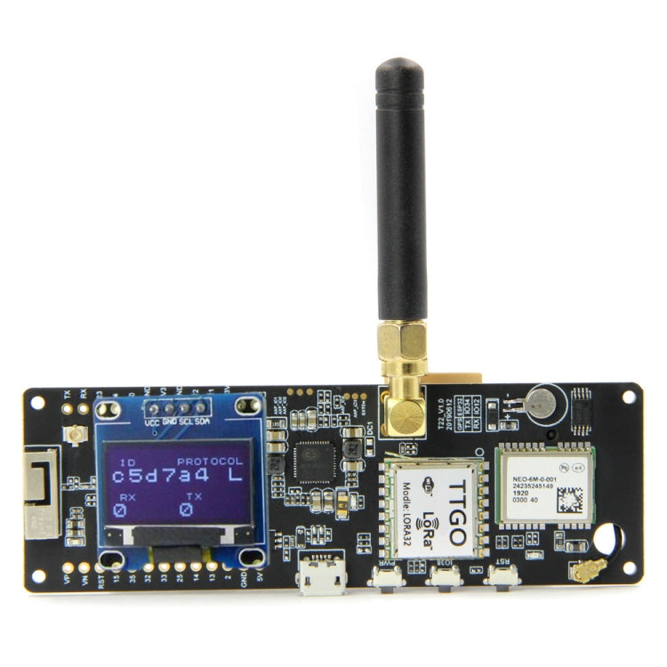 TTGO T-Beam ESP32 Bluetooth WiFi Module 433MHz GPS NEO-M8N LORA 32 Module with Antenna & 18650 Battery Holder - Module by TTGO | Online Shopping South Africa | PMC Jewellery | Buy Now Pay Later Mobicred