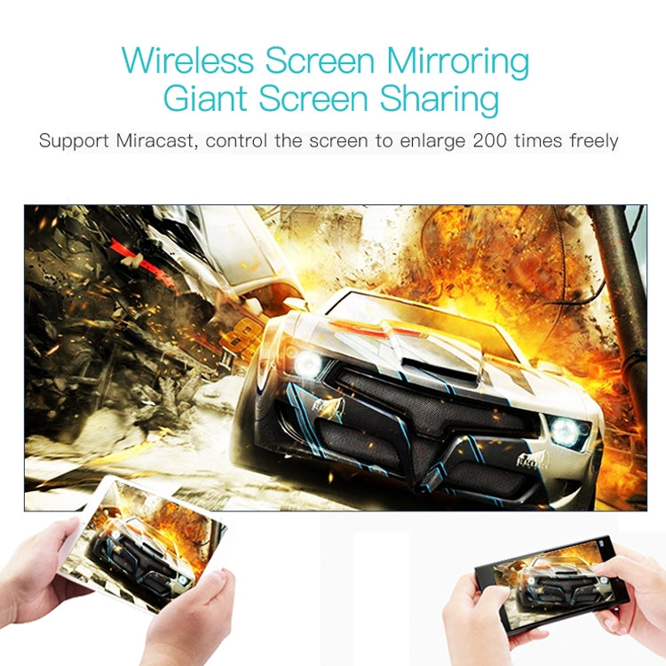 Wejoy L6 5 inch 200 ANSI Lumen 1920 x 1080P HD Smart Projector, Support 1 x AV / 1 x VGA / 1x HDMI / 2 x USB,  Normal Version - LED Projector by WEJOY | Online Shopping South Africa | PMc TechLife | Buy Now Pay Later Mobicred