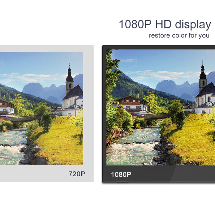 M8 14inch 1080P Ultra-thin HD Portable Narrow-edge Display - LED Projector by PMC TechLife | Online Shopping South Africa | PMC TechLife | Buy Now Pay Later Mobicred