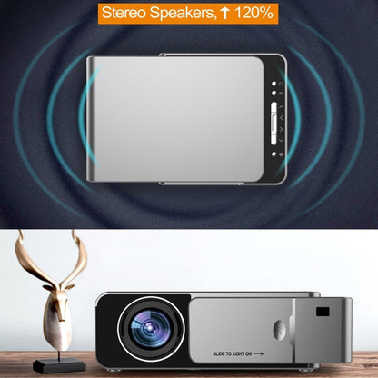 T6 2000ANSI Lumens 1080P LCD Mini Theater Projector, Phone Version, AU Plug(Silver) - LED Projector by PMC Jewellery | Online Shopping South Africa | PMC Jewellery | Buy Now Pay Later Mobicred