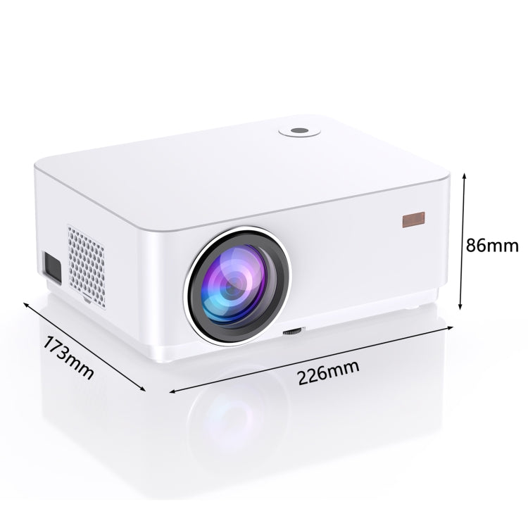 D5 Electronic Focus Android 11 System Projector 2GB+16GB, Support 8K Resolution & 2.4+5G Wifi & BT5.0, UK Plug - LED Projector by PMC Jewellery | Online Shopping South Africa | PMC Jewellery | Buy Now Pay Later Mobicred