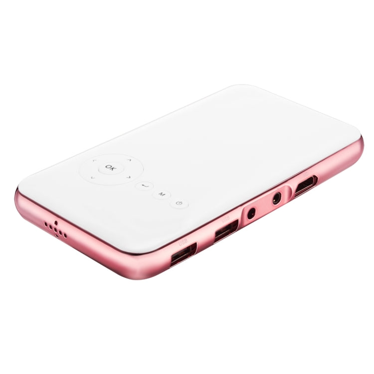 Wejoy DL-S6+ 1000 Lumens 854x480 Smart Mini Projector, RK3128 CPU, 1GB+32GB, Android 4.4, Bluetooth, WiFi, HDMI(Rose Gold) - free shipping - PMc TechLife - Order now!
