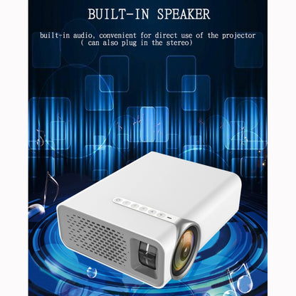 YG520 800x480 1800LM Mini LED Projector Home Theater, Support HDMI & AV & SD & USB & VGA, Mobile Phone Version (White) - LED Projector by PMC Jewellery | Online Shopping South Africa | PMC Jewellery | Buy Now Pay Later Mobicred