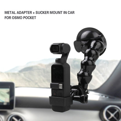 Sunnylife OP-Q9199 Metal Adapter + Car Suction Cup  for DJI OSMO Pocket - Mount & Holder by Sunnylife | Online Shopping South Africa | PMC Jewellery | Buy Now Pay Later Mobicred