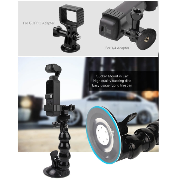 Sunnylife OP-Q9199 Metal Adapter + Car Suction Cup  for DJI OSMO Pocket - Mount & Holder by Sunnylife | Online Shopping South Africa | PMC Jewellery | Buy Now Pay Later Mobicred