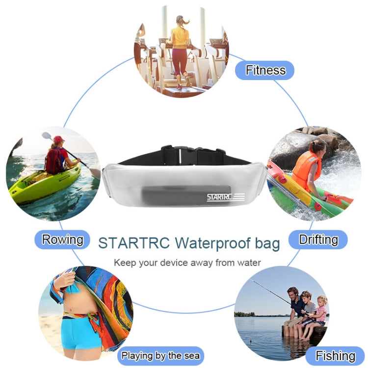 STARTRC Portable Frosted Transparent Waterproof Waist Pack Storage Bag for DJI Osmo Pocket / Action - Case & Bags by STARTRC | Online Shopping South Africa | PMC Jewellery | Buy Now Pay Later Mobicred