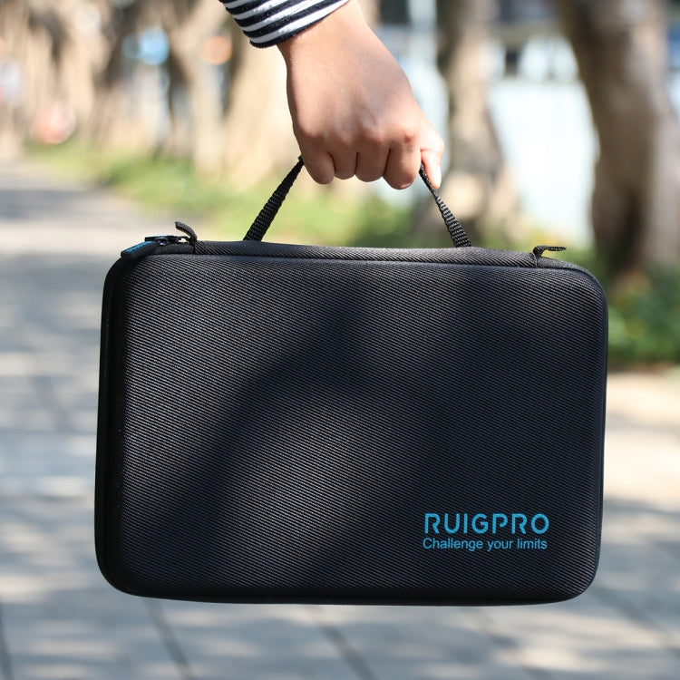 RUIGPRO Oxford Waterproof Storage Box Case Bag for DJI OSMO Pocket Gimble Camera / OSMO Action, Size: 30.2x20.8x7.2cm (Black) - Case & Bags by RUIGPRO | Online Shopping South Africa | PMC Jewellery | Buy Now Pay Later Mobicred