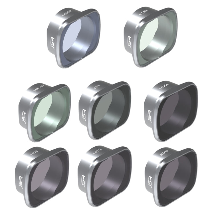 JSR KS 8 in 1 Star+NIGHT+ND8+ND16+ND32+ND64+MCUV+CPL Lens Filter for DJI FPV, Aluminum Alloy Frame - free shipping - PMC TechLife - Order now!