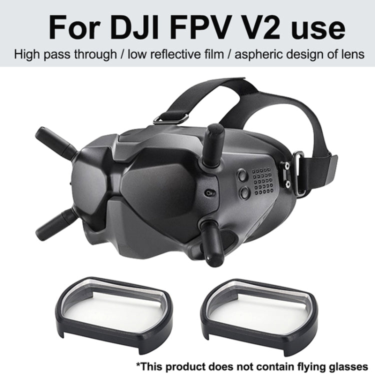 RCSTQ 2 PCS 350 Degree Myopia Glasses Lens Vision Correction Aspherical Lens for DJI FPV Goggles V2 - free shipping - PMC TechLife - Order now!
