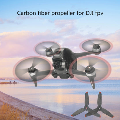 RCSTQ 2 Pairs Carbon Fiber Quick-release Propellers for DJI FPV -  by RCSTQ | Online Shopping South Africa | PMC Jewellery | Buy Now Pay Later Mobicred