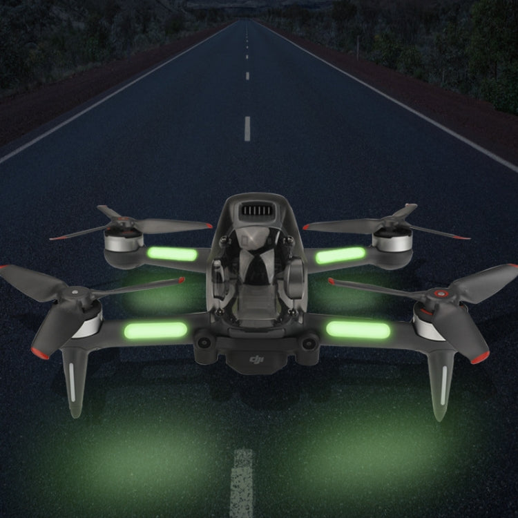 RCSTQ 2 PCS Luminous Sticker Night Flight Sticker for DJI FPV Drone - Protective Film & Stickers by RCSTQ | Online Shopping South Africa | PMC TechLife | Buy Now Pay Later Mobicred