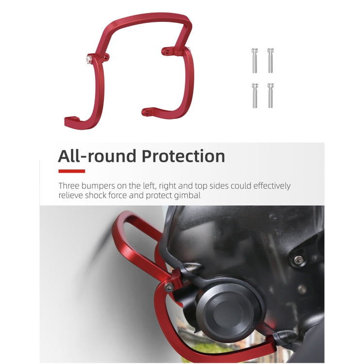 Sunnylife FV-Q9353 Gimbal Bumper Anti-collision Aluminum Alloy Guard Protector Bumper for DJI FPV (Black) - free shipping - PMC TechLife - Order now!