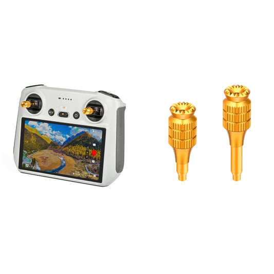 STARTRC Pair Heighten Retractable Adjustment Detachable Rocker Joystick for DJI Mini 3 Pro Remote Control(Gold) - Others by STARTRC | Online Shopping South Africa | PMC Jewellery | Buy Now Pay Later Mobicred