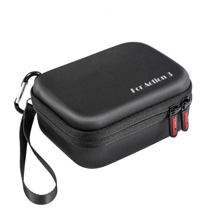 For DJI Osmo Action 3 STARTRC Camera Carry Case with Carabiner & Strap (Black) - free shipping - PMC TechLife - Order now!
