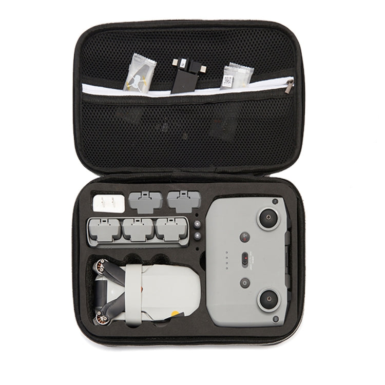 For DJI Mini 2 SE Shockproof Carrying Hard Case Storage Bag, Size: 21.5 x 29.5 x 10cm (Black Black) - Carry Cases & Bags by PMC TechLife | Online Shopping South Africa | PMC TechLife | Buy Now Pay Later Mobicred