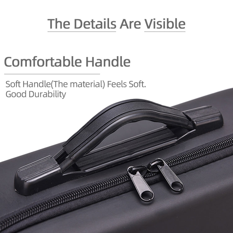 For DJI Mini 2 SE Shockproof Carrying Hard Case Shoulder Bag, Size: 29 x 19.5 x 10cm (Black Black) - Backpacks & Bags by PMC Jewellery | Online Shopping South Africa | PMC Jewellery | Buy Now Pay Later Mobicred