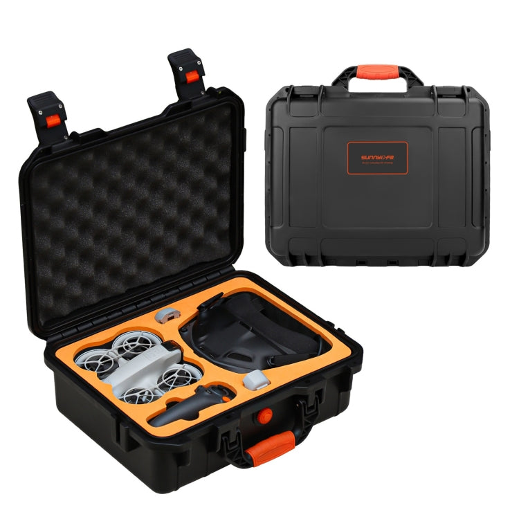 For DJI Neo Sunnylife Safety Carrying Case Large Capacity Waterproof Shock-proof Hard Travel Case (Black) - free shipping - PMC TechLife - Order now!