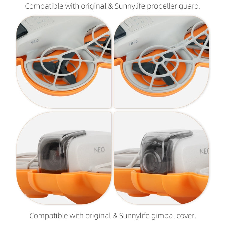 For DJI Neo Sunnylife Butterfly Storage Box Anti-collision Anti-scratch Protection Case (Orange) - free shipping - PMC TechLife - Order now!