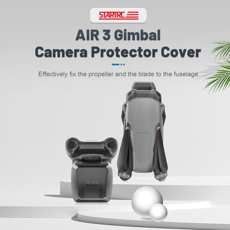 For DJI Air 3 STARTRC Lens Protective Cover Gimbal Cover (Brown) - Lens Hood by STARTRC | Online Shopping South Africa | PMC Jewellery | Buy Now Pay Later Mobicred
