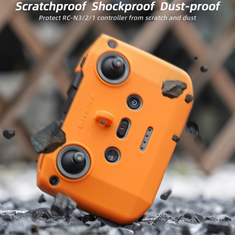 For DJI Neo / Mini 4 Pro / RC-N3 / RC-N2 / RC-N1 Sunnylife Controller Protective Cover Silicone Case with Neck Strap (Black) - free shipping - PMC TechLife - Order now!