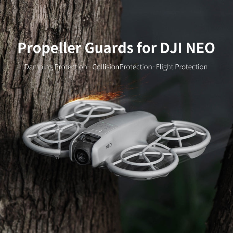 For DJI Neo STARTRC Drone Propeller Protective Guard Anti-collision Ring (Grey) - free shipping - PMC TechLife - Order now!