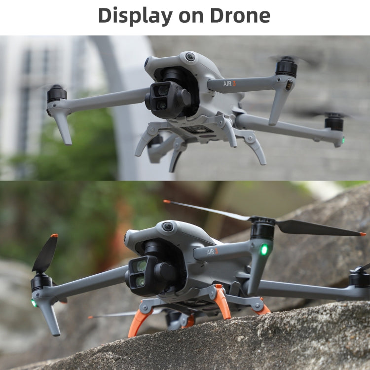 For DJI Air 3S / 3 Sunnylife Landing Gear Extensions Heightened Spider Gears Support Leg (Orange) - free shipping - PMC TechLife - Order now!