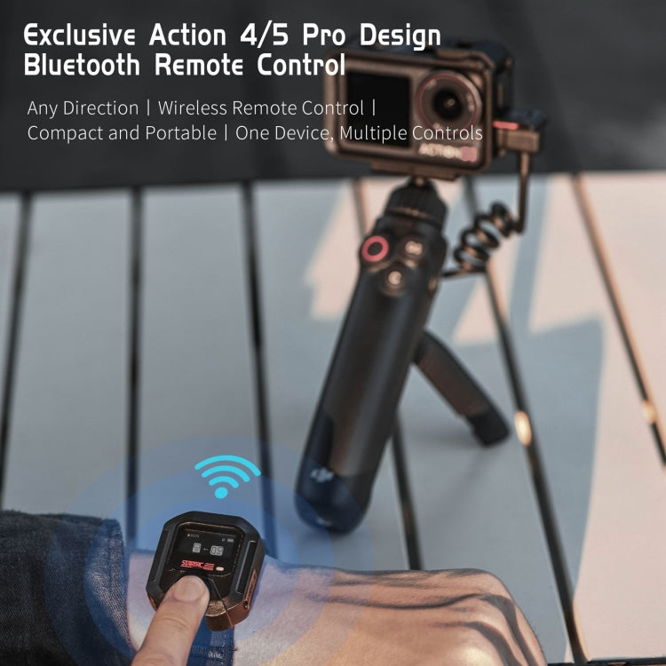 For DJI Osmo Action 5 Pro / 4 GPS Bluetooth Remote Control (Black) - free shipping - PMC TechLife - Order now!